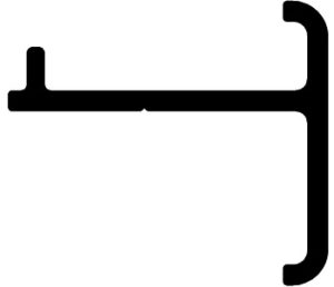 NEW T Mullion Door Edge