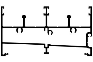 2 Track Apartment Door Sill