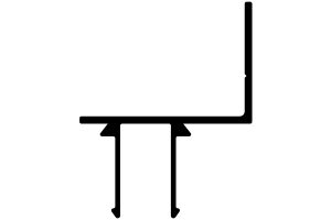 Front Glazed Sash Stop