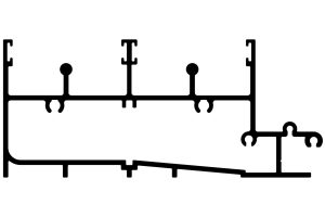 2 Track Sill With Fly Track