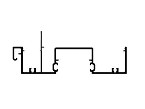 Titan Entry Door Hook Head Frame