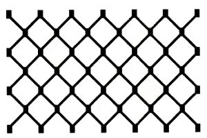 750mm x 2050mm Diamond Grille