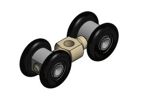 100kg 4 Wheel Top Hung Roller