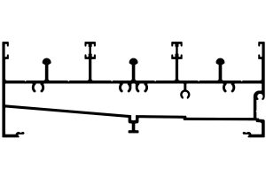 3 Track Apartment Door Sill