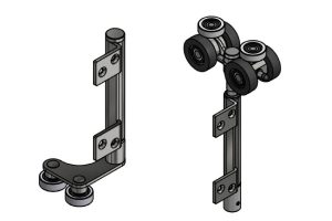 Left Hand Offset Carrier Set Black