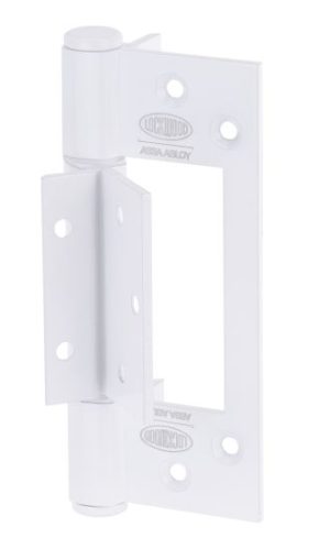White Fast Fix Door Hinge