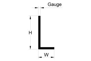 12mm x 12mm x 3 Angle