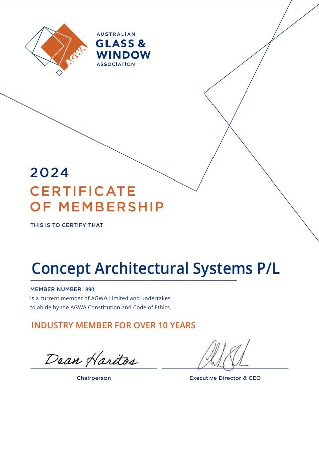 CAS AGWA Certificate