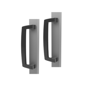 Black D-Pull Handle Set