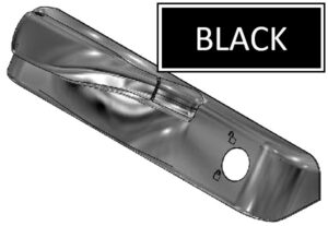 Encore Handle Cover Left Hand Key Locking Black