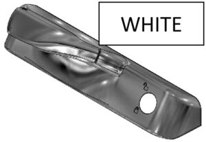 Encore Handle Cover Left Hand Key Locking White