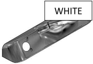 Encore Handle Cover Right Hand Key Locking White