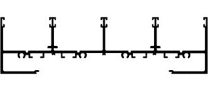 Ultramax 4 Track Sill - Slotted